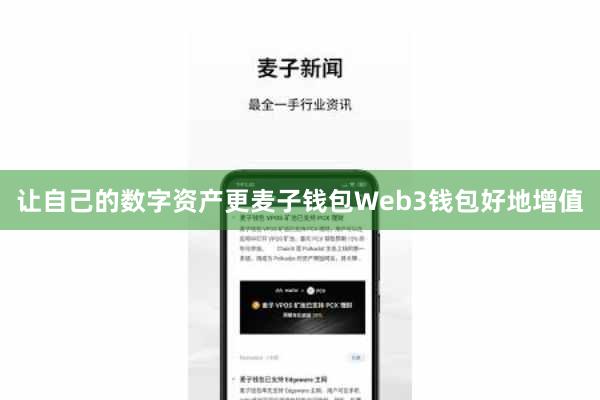 让自己的数字资产更麦子钱包Web3钱包好地增值